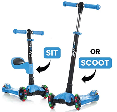 Lascoota 2-in-1 Scooter w/ Seat